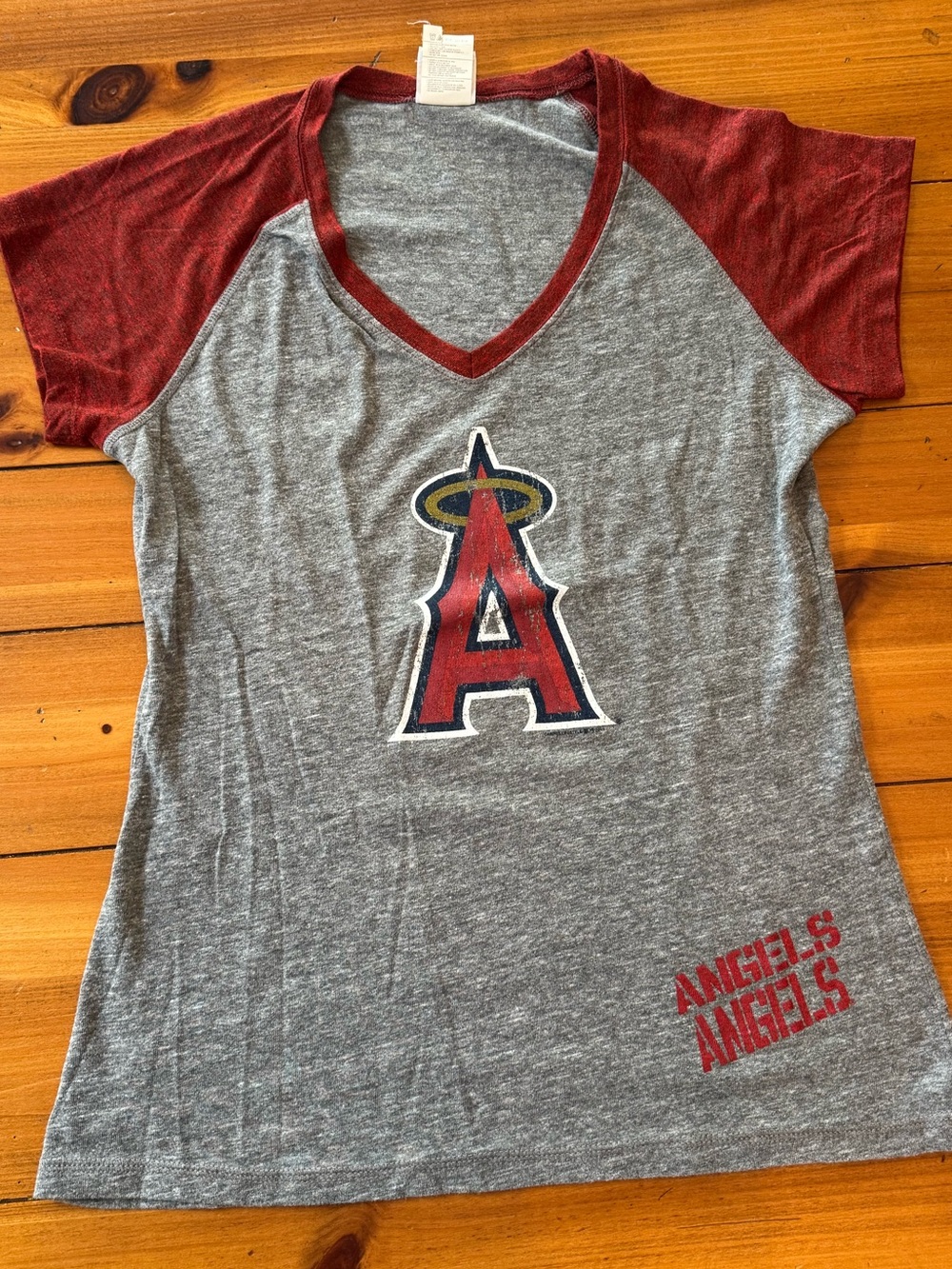 Women’s XL Los Angeles Angels Raglan Tee
